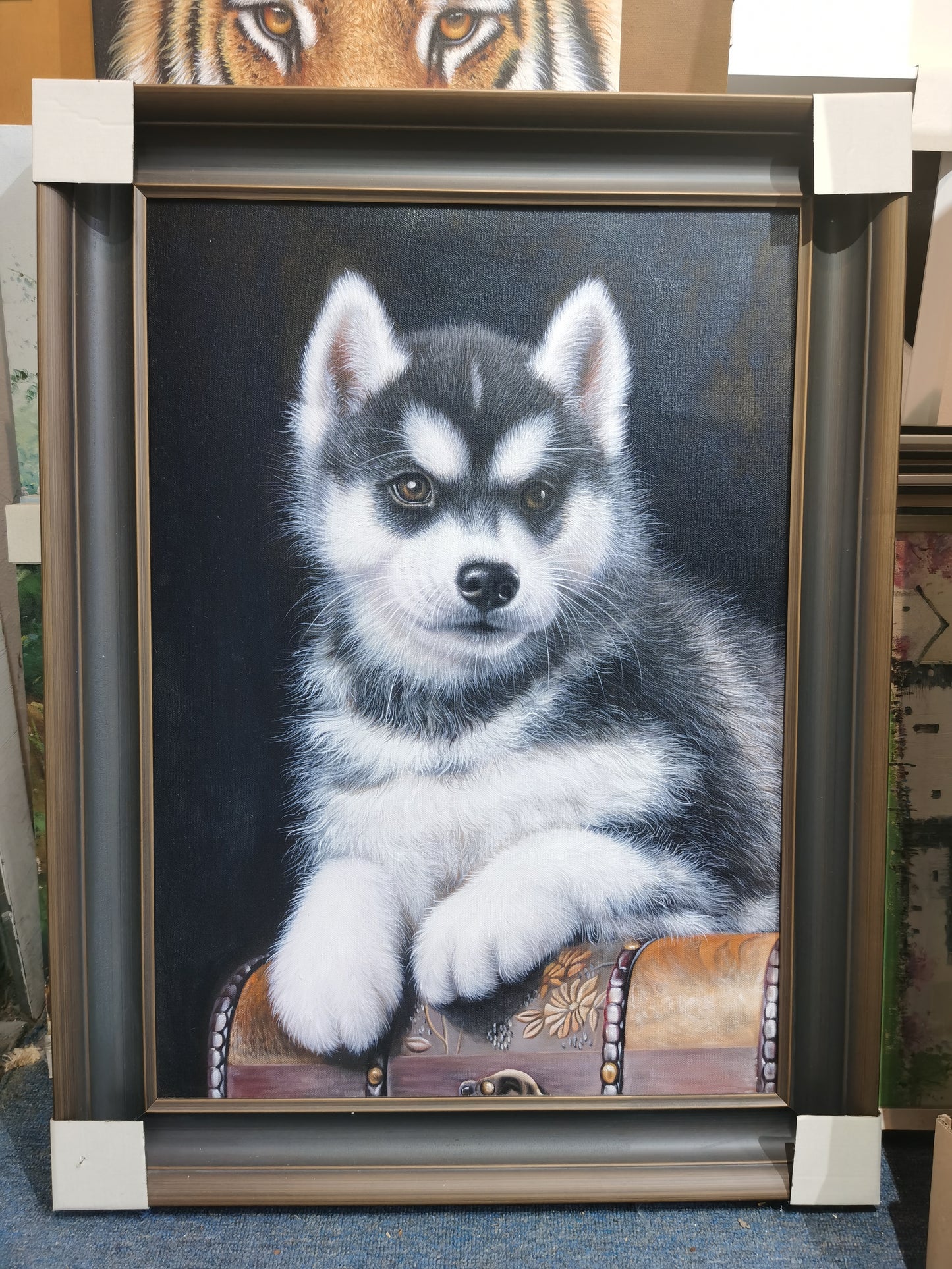 Personalized cute pet oil painting