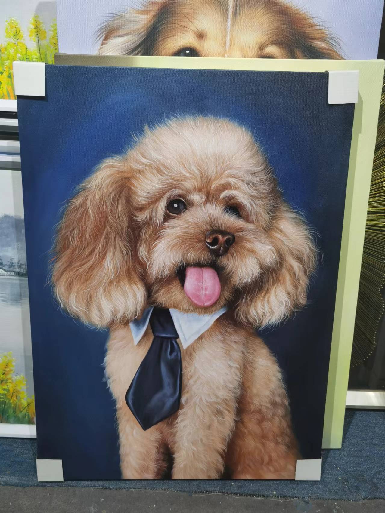 Personalized cute pet oil painting