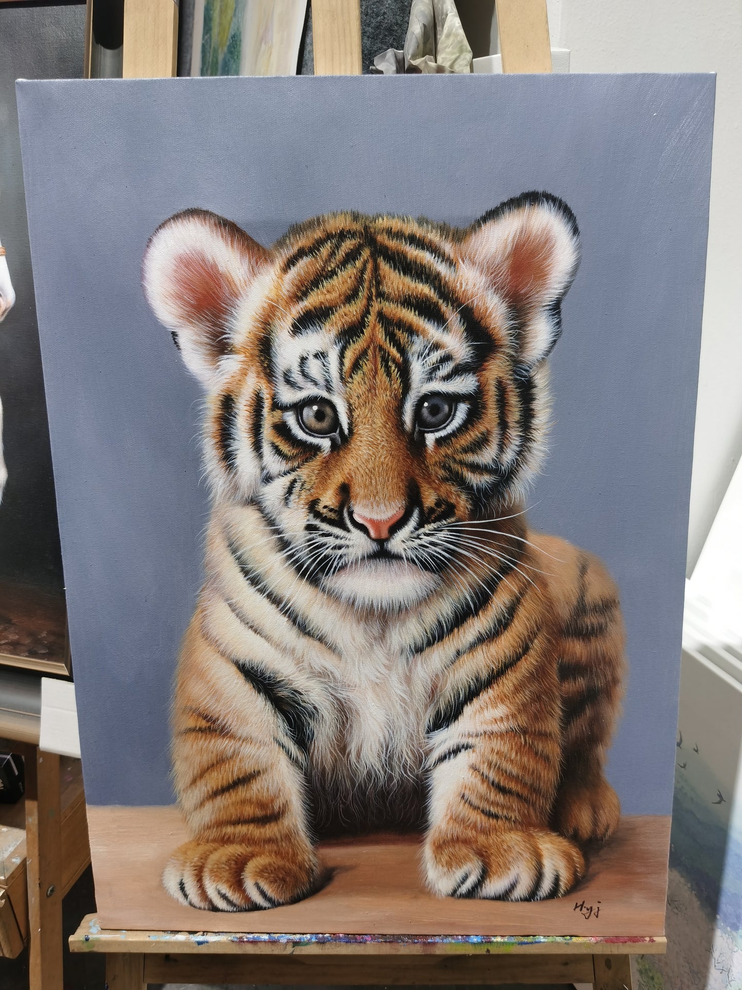 Personalized cute pet oil painting