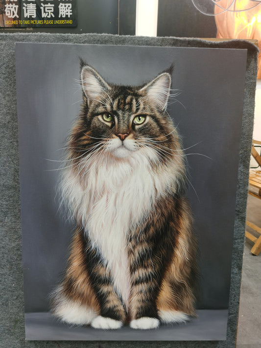 Personalized cute pet oil painting